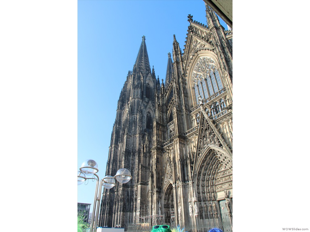 Ein paar Bilder von der beindruckenden Kulisse Kölns dürfen nicht fehlen
