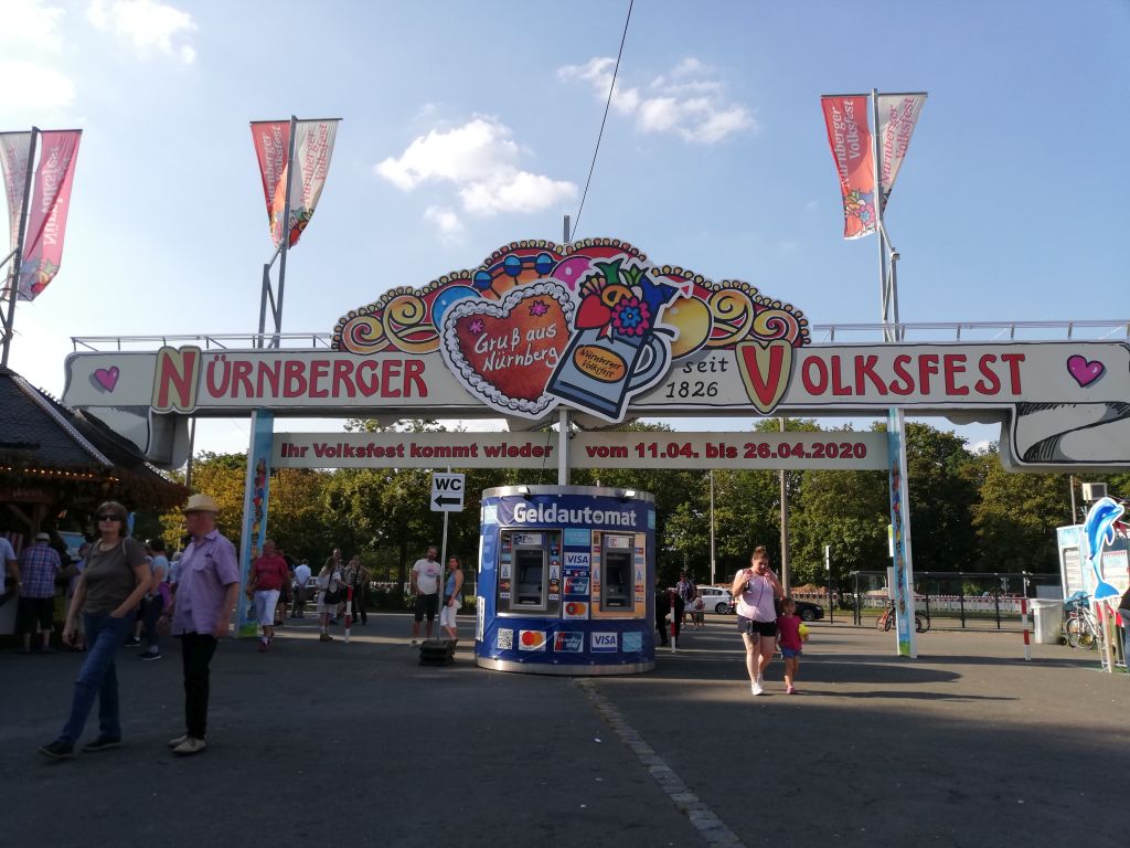 Nürnberger Volksfest am 31.08.